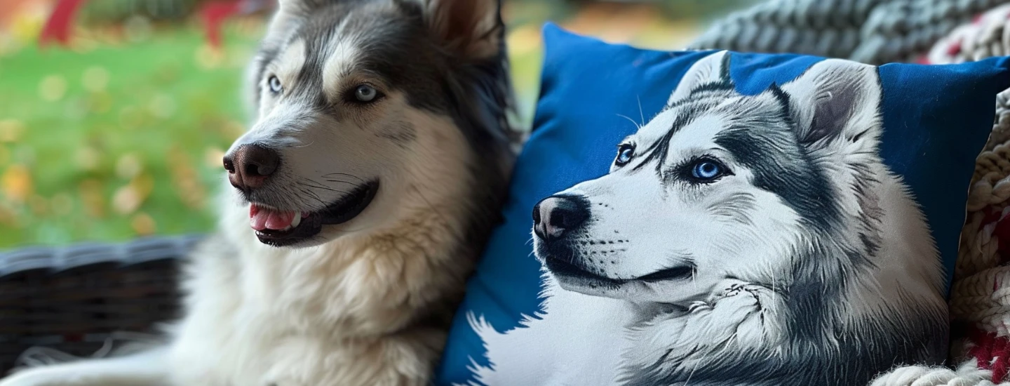 cuscini - con stampa di persone e animali cari