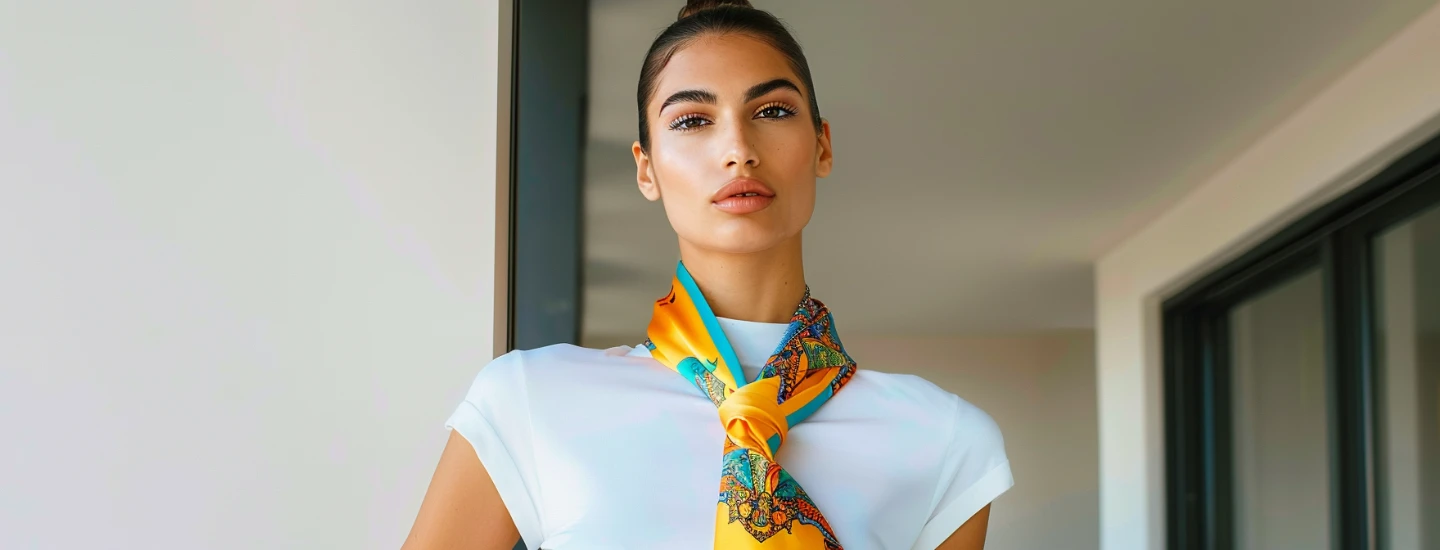 foulard di alta moda - per modelle e persone di classe e alla moda